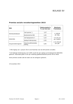 Premies SV 2015
