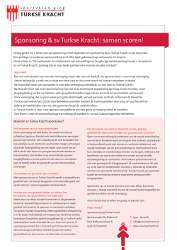 Infoblad sponsoring