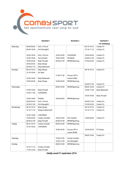Groepslesrooster