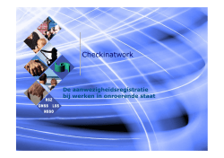 Checkinatwork - Confederatie Bouw