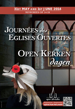 Programma Open Kerkendagen 2014