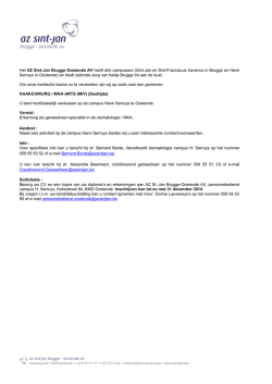 Het AZ Sint-Jan Brugge-Oostende AV heeft drie campussen (Sint