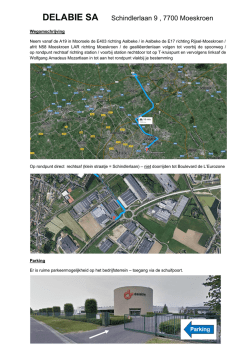 DELABIE SA Schindlerlaan 9 , 7700 Moeskroen