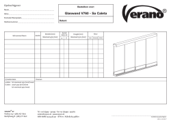Glaswand V760 - Sa Caleta