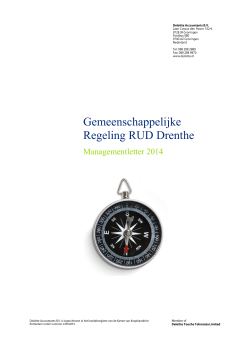 10. 30605 managementletter RUD Drenthe 2014
