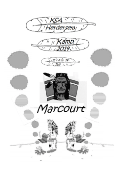 het kampboekje - KSA Herdersem
