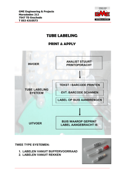 GME Tube labeling