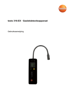 handleiding testo 316-EX