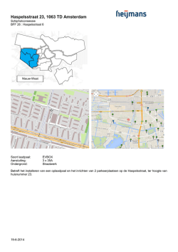 Haspelsstraat 23, 1063 TD Amsterdam - Stadsdeel Nieuw-West