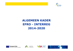 1. Algemeen kader EFRO Interreg.pptx