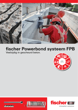 fischer Powerbond systeem FPB Veelzijdig in gescheurd beton.