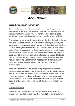 Februari - APZ zandhoven