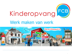 Duurzame inzetbaarheid Kinderopvang