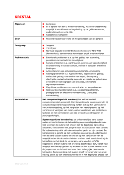 KRISTAL - De Hoenderloo Groep