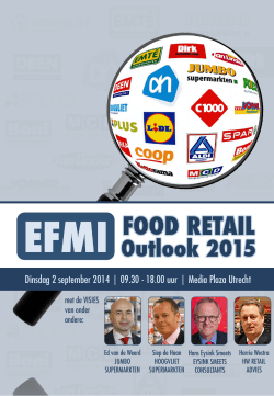 EFMI Food Retail Outlook 2015