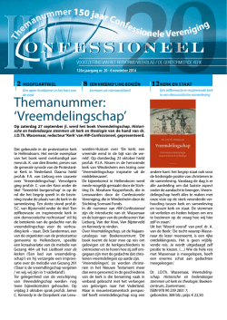 HW/Conf. 2014 nr. 20 - Confessionele Vereniging
