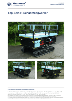 HW-0699895 Top-Spin R Schaarhoogwerker - Eco