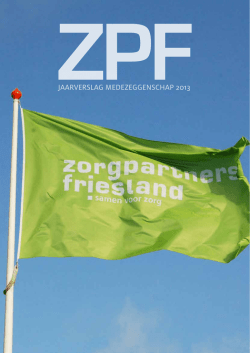JAARVERSLAG MEDEZEGGENSCHAP 2013