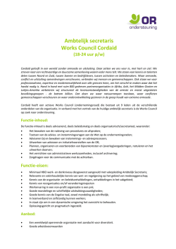 Klik hier voor de vacature