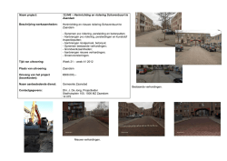 Herinrichting en riolering Schavenbuurt te Zaandam