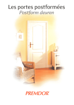 Brochure Masonite Deurbladen