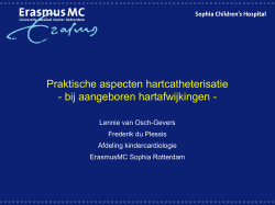 Presentatie 2 M. van Osch-Gevers, Cardiomyopathie bij