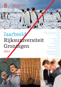 Jaarbeeld 2013 - Rijksuniversiteit Groningen