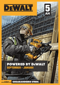 POWERED BY DEWALT