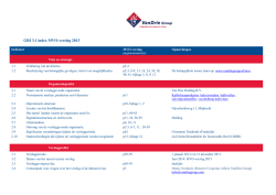 GRI-index 2013 - VanDrie Group
