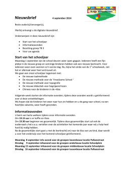 Bezetting groep TB 3