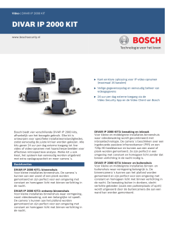DIVAR IP 2000 KIT - Bosch Security Systems