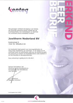 Jowitherm Nederland BV