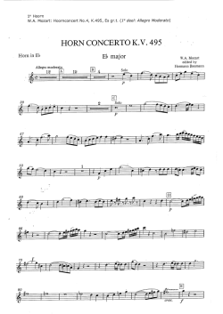 H()RN CONCERTO K.V. 495 &sbquo;