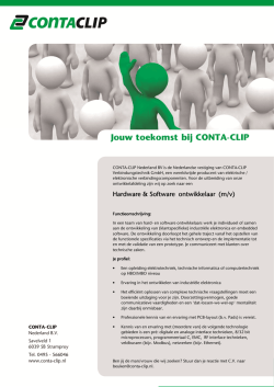 140916 Ontwerper - CONTA-CLIP