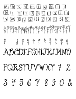 Lettertype inspiratie voor Hand Lettering PDF