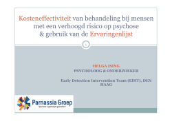 PP workshop 2 H. Ising - Kenniscentrum Phrenos