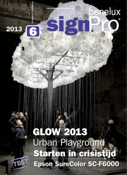 GLOW 2013 Urban Playground