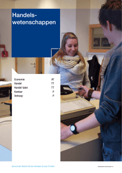 Brochure HW 2de graad 2014-2015