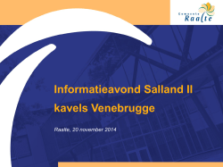 Informatieavond Salland II kavels Venebrugge