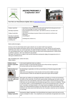 H HO(RS)TNIEUWS 2