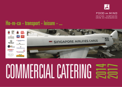 Ho-re-ca - transport - leisure -