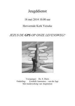 Liturgie jeugddienst 2014-05-18