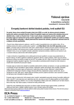 Tisková zpráva