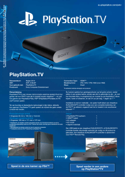PlayStation®TV