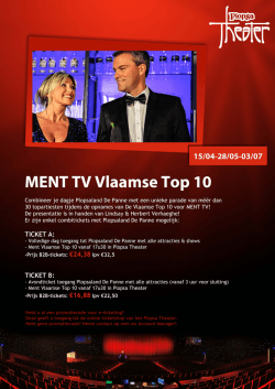 MENT TV Vlaamse Top 10 - CDSCA