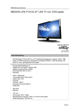 MEDION LIFE P12123 27" LED TV incl. DVD