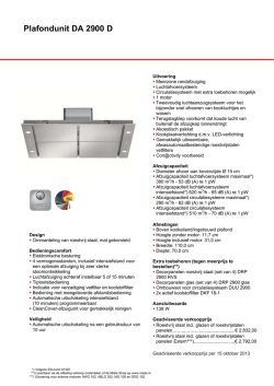 Plafondunit DA 2900 D