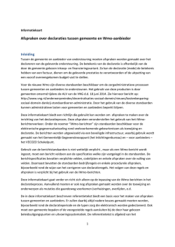 Informatiekaart Declareren - Hervorming Langdurige Zorg