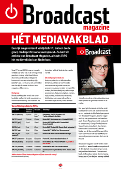 h&eacute;t mediavakblad