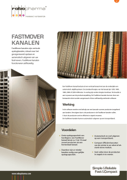 Brochure FastMover Kanalen